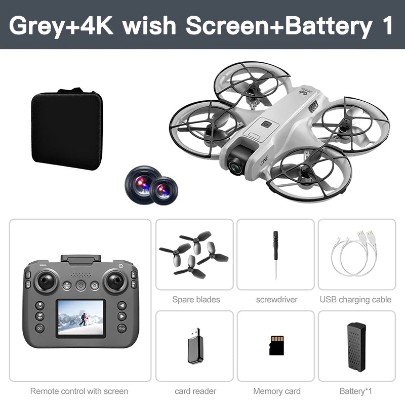 Mini Drone, Camera Drone 4K Professional Aerial 8k Dual Camera Intelligent obstacle avoidance  Brushless Quadcopter, Kid RC Toy