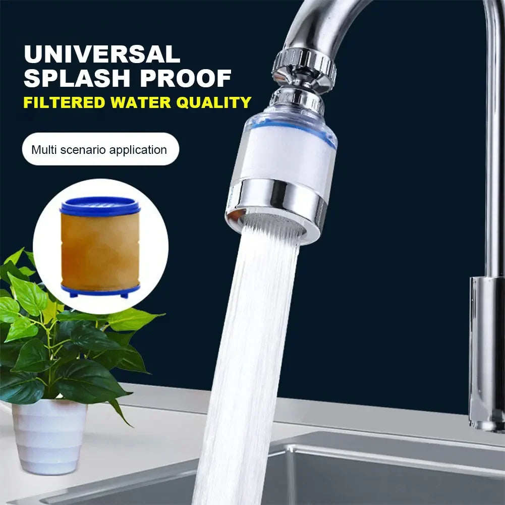 Faucet Filter Elements Water Purifier Filter, Remove Chlorine Heavy Metal Faucet Adapter, PP Cotton Filtration for Kitchen Bathroom