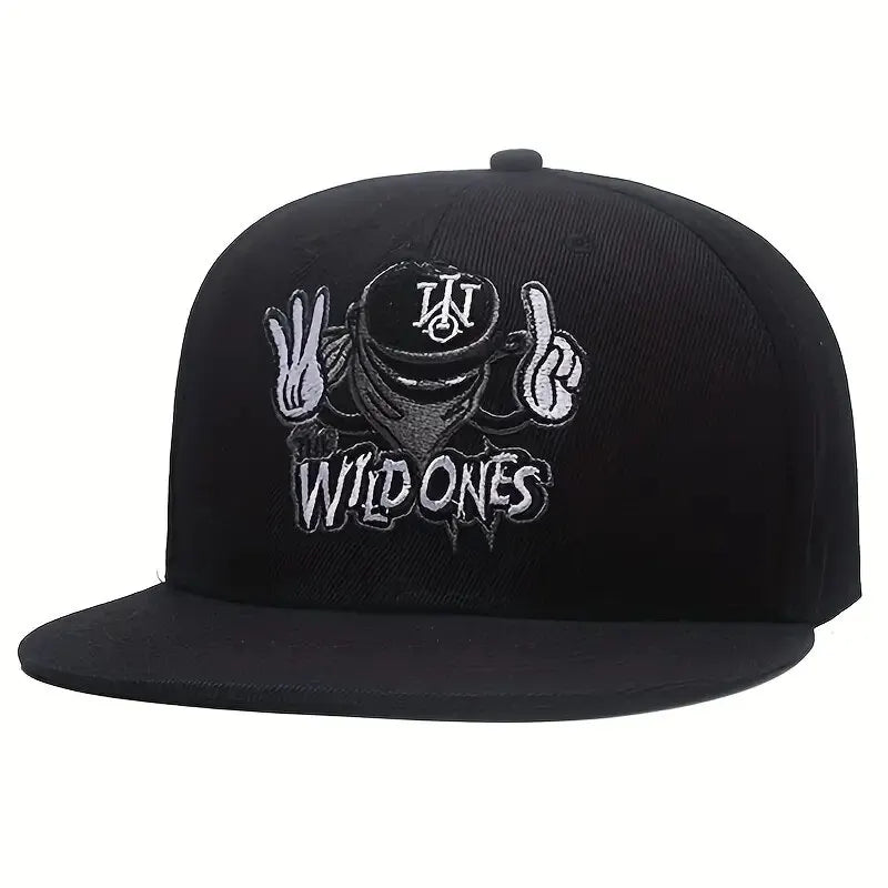 Unisex Ninja Letter Embroidery Hip-hop Hats Outdoor Adjustable Casual Baseball Caps Sunscreen Hat