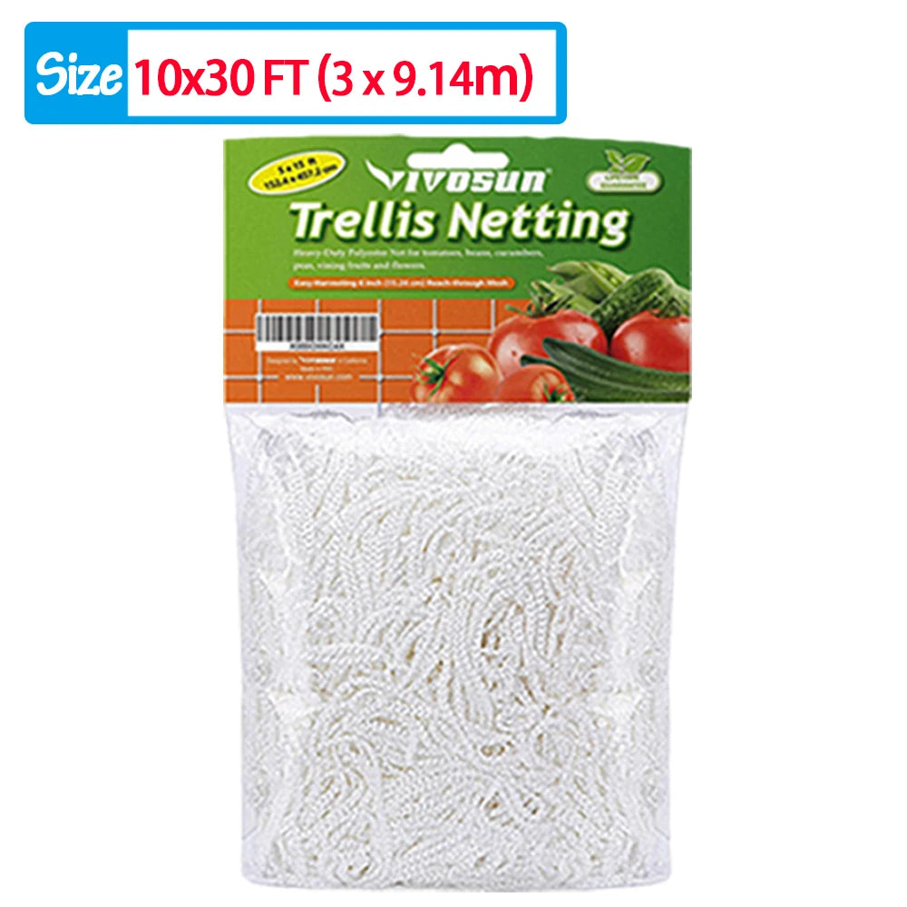 Garden Climbing Net, Trellis Netting, Heavy-Duty Plant Support Stand for Flowers Vegetable Vine, Orchard Gardening Tools