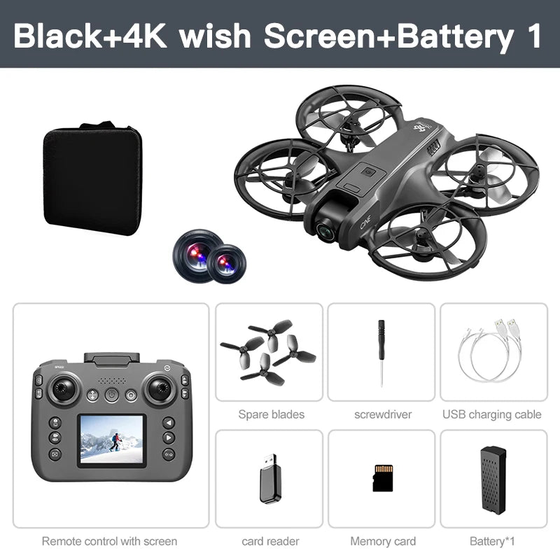 Mini Drone, Camera Drone 4K Professional Aerial 8k Dual Camera Intelligent obstacle avoidance  Brushless Quadcopter, Kid RC Toy