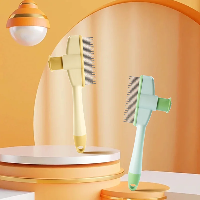 Cat Grooming Massage Brush, Pet Comb, Professional Open Knot Pet Hair Removal Brush, Durable kitten comb, Pet Accessories