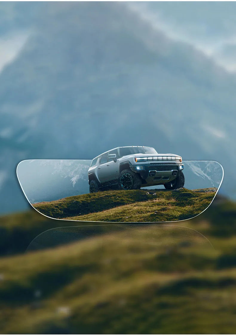 360 Degree Adjustable Angle HD Glass Blind Spot Mirror, Car Rearview Mirror, Frameless Wide-angle Rearview Auxiliary Mirror