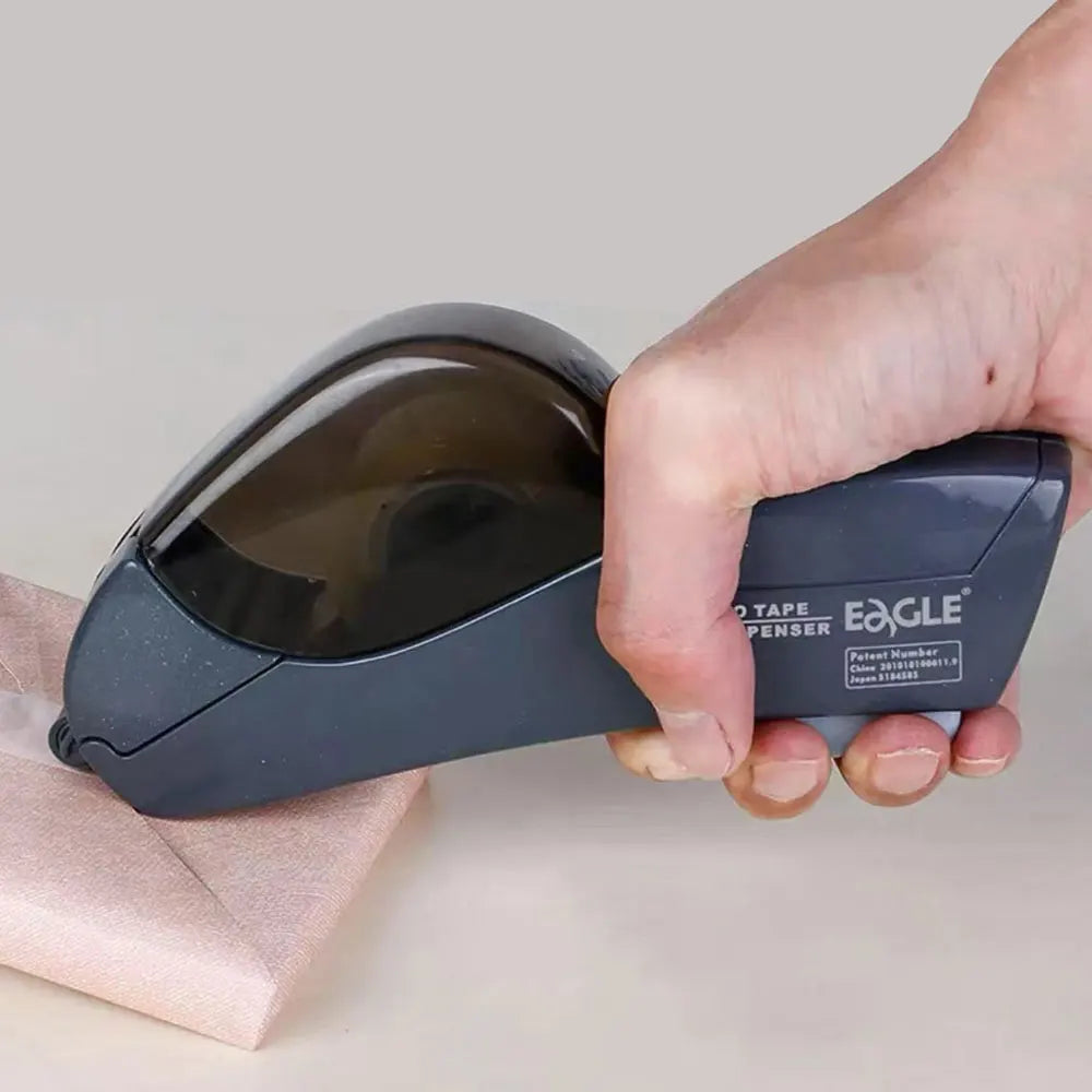 1PC automatic tape dispenser, single-handed design, comes with 1 roll of 0.75-inch tape for holiday gift box packaging.