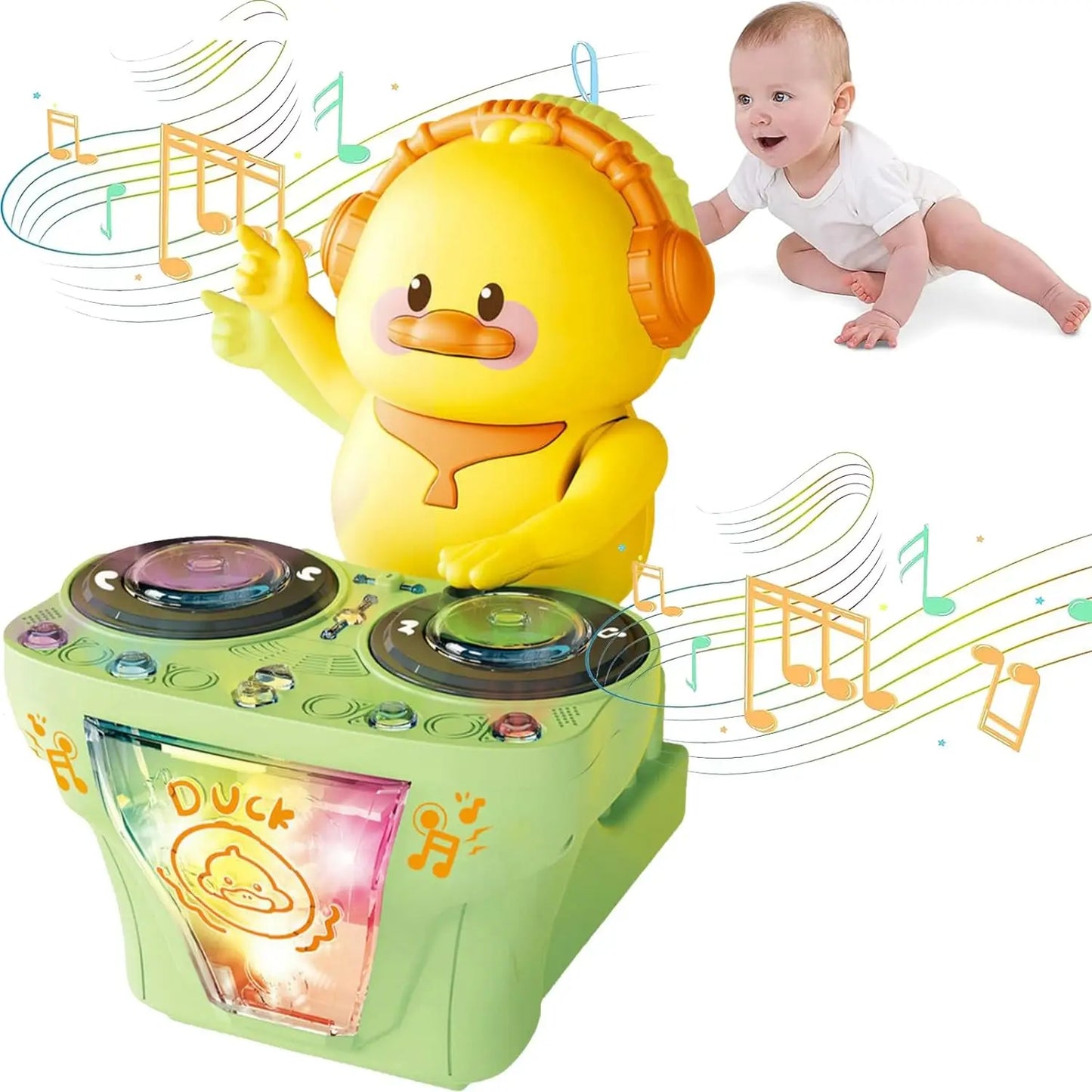 Electronic DJ Light Music Dancing Pig Toy, Musical Toys, Cute Swing Dancing Piggy Toy with Music LED Lights, Musical Toy for Kids