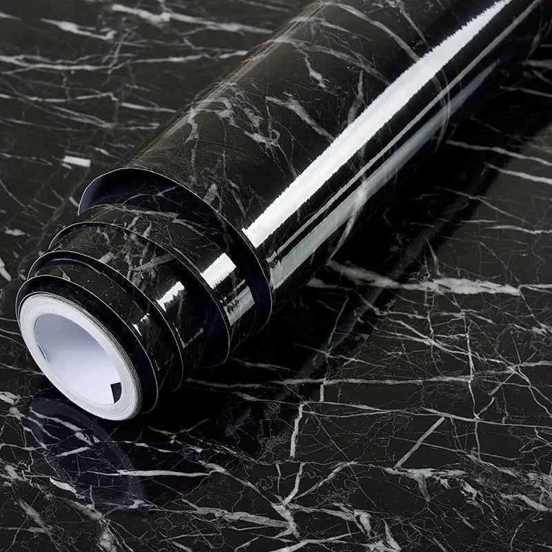 80cm Width Marble For Walls In Rolls, Vinyl Self Adhesive Waterproof Wallpaper Contact Paper, Wall Stickers Film, Kitchen Home Deco