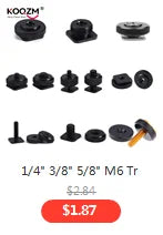 1/4" 3/8" Male Female Thread Screw, Tripod Plate Screw Mount For Camera Flash Tripod Mic, Metal Camera Accessories Mount Adapter