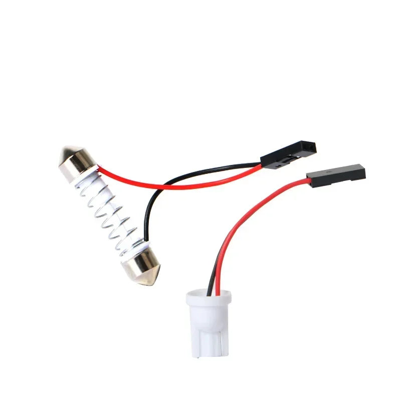 4Pcs, Car Interior Accessories, 18/24/48 SMD T10 4W 12V COB, Car Interior Panel LED Lights Lamp Bulb, Car Dome Light Car Panel