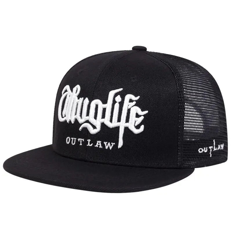 1 Pcs, Fashion Fastball CAP, Thuglife Embroidery Hiphop Baseball Cap, Snapback Hat, Adult Outdoor Casual Sun, Casual Bone Adjustable