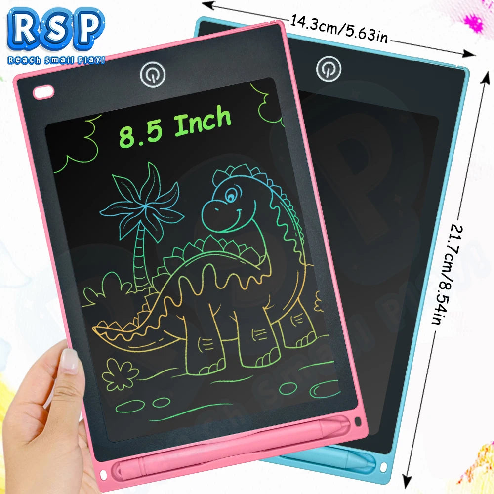 RSP 8.5 Inch Drawing Tablet LCD Writing Board For Kids Boys Girls Montessori Educational Toys Magic Doodle Board Birthday Gifts