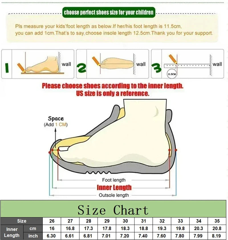 Children's Student Fashion Casual Shoes Kids New Design KPOP White Sport Shoes Boys Girls Anti-slip Outdoor Breathable Sneakers