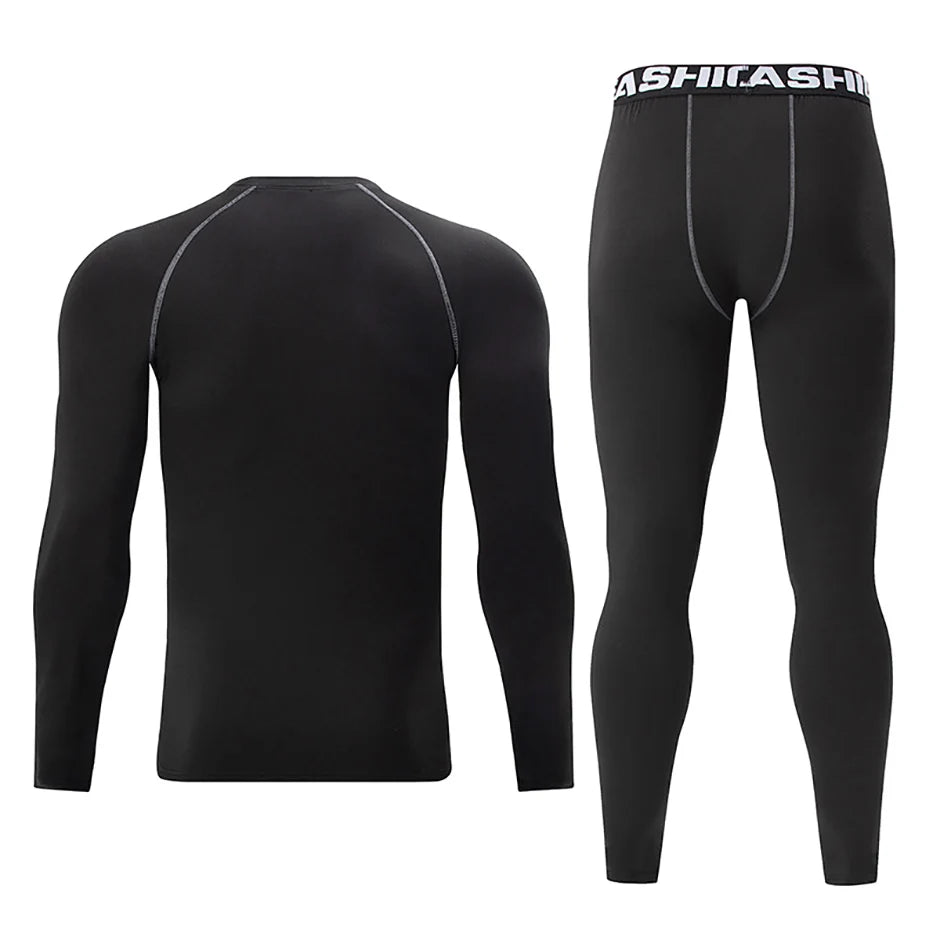 2 piece, men's warm corset, Ski warm suit, Corset jacket and trousers, Men's fitness pants shirt, running yoga athletes sports pants