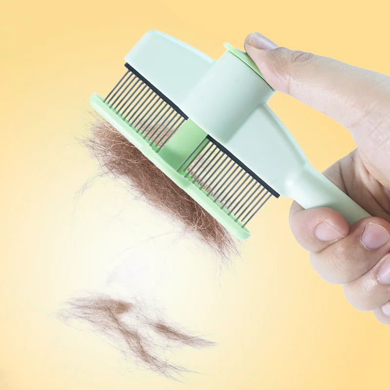 Cat Grooming Massage Brush, Pet Comb, Professional Open Knot Pet Hair Removal Brush, Durable kitten comb, Pet Accessories