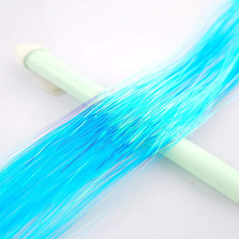 36/48Inch, Sparkle Hair Tinsel Rainbow Colored Strands, Girls Headwear, Hair Laser, False Hair Extensions, Decor Glitter