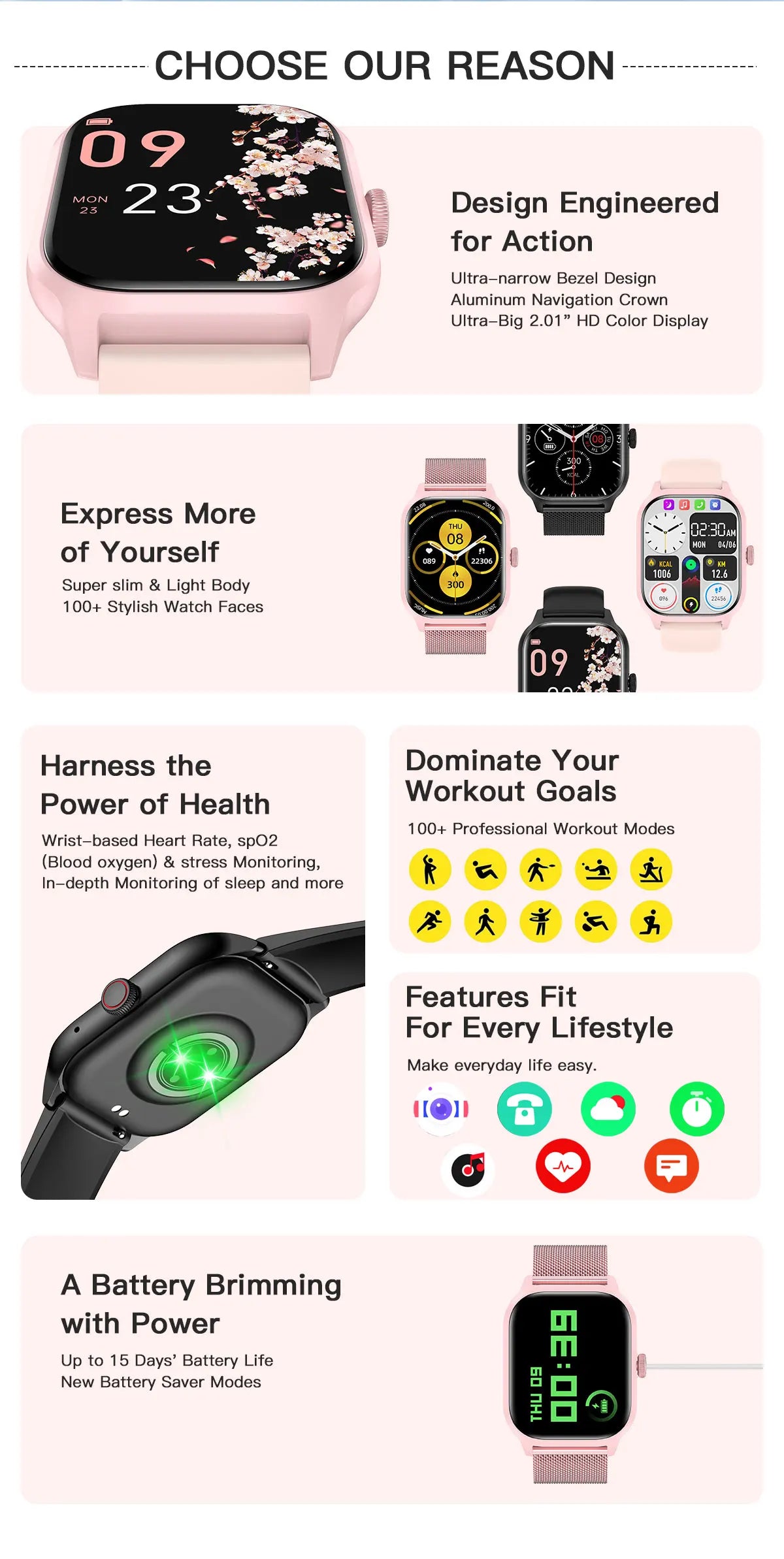 Smart Watch, Android Gift, Bluetooth Call Smartwatch, Touch Dial, Music, Fitness Tracker, Sports Watches, LEMFO LT10