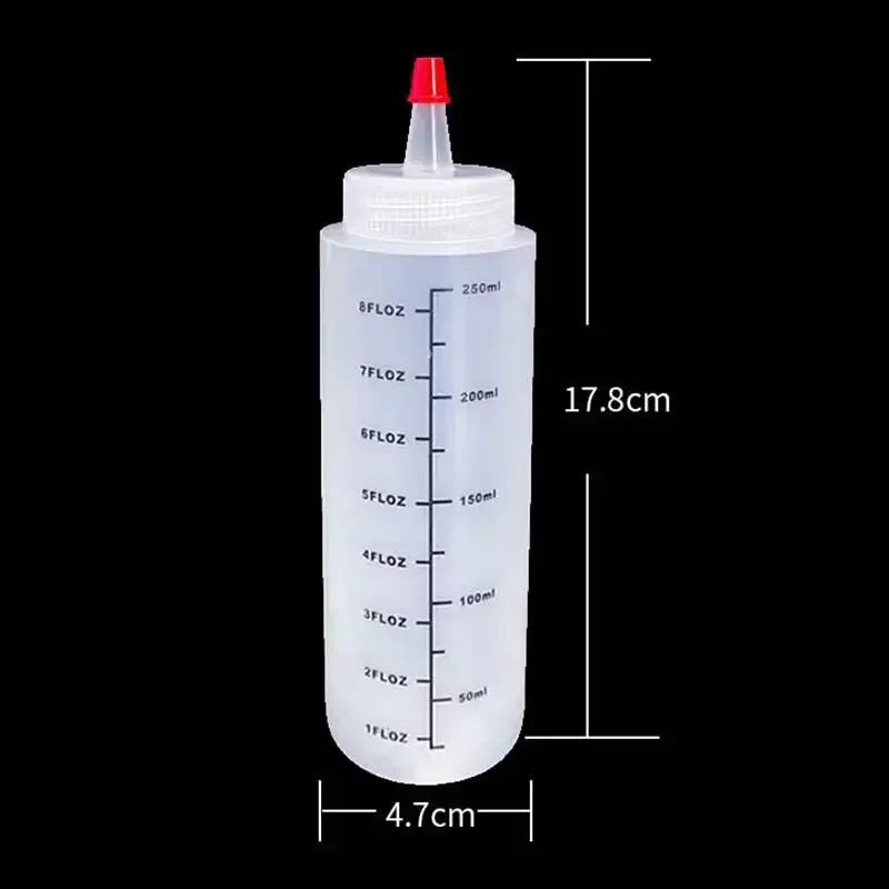 Squeeze Condiment Bottles With Nozzles, Plastic Ketchup Salad Sauce Hot Sauces Olive Oil Bottles, Kitchen Tools, Condiment Dispensers