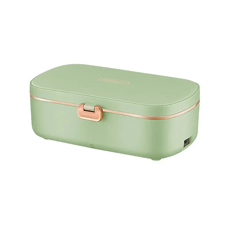 Electric Lunch Box Portable Food Warmer Water-Free Bento Box Stainless Steel Food Warmer Office Food Lunch Box Electric Heater