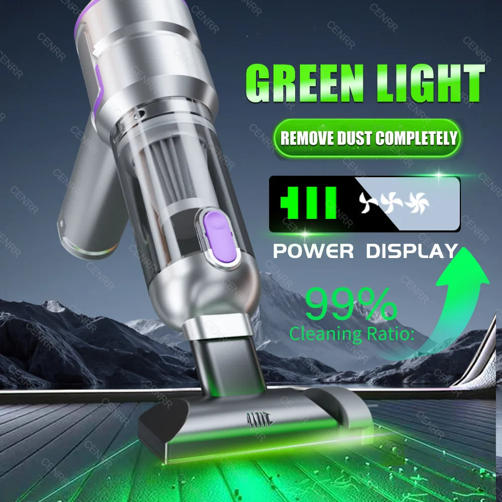 NEW Car Vacuum Cleaner, 998000PA Mini Cordless Powerful Portable Car Vacuum Cleaner for Home, Handheld Blower Car Cleaner