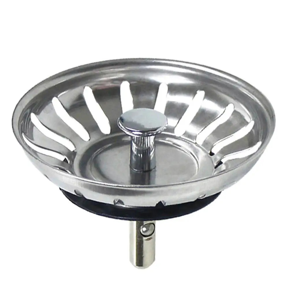 1Pc, Strainer, Premium Stainless Steel Replacement Kitchen Sink Strainer, Waste Drain Plug, 80mm, Basin Drain Stopper, Leach Basket