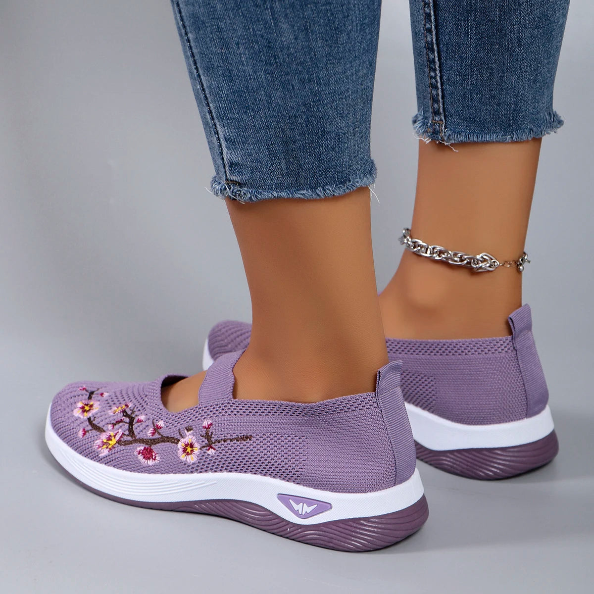 Women's summer breathable mesh flat shoes, women's shoes, casual sports shoes, clearance free shipping