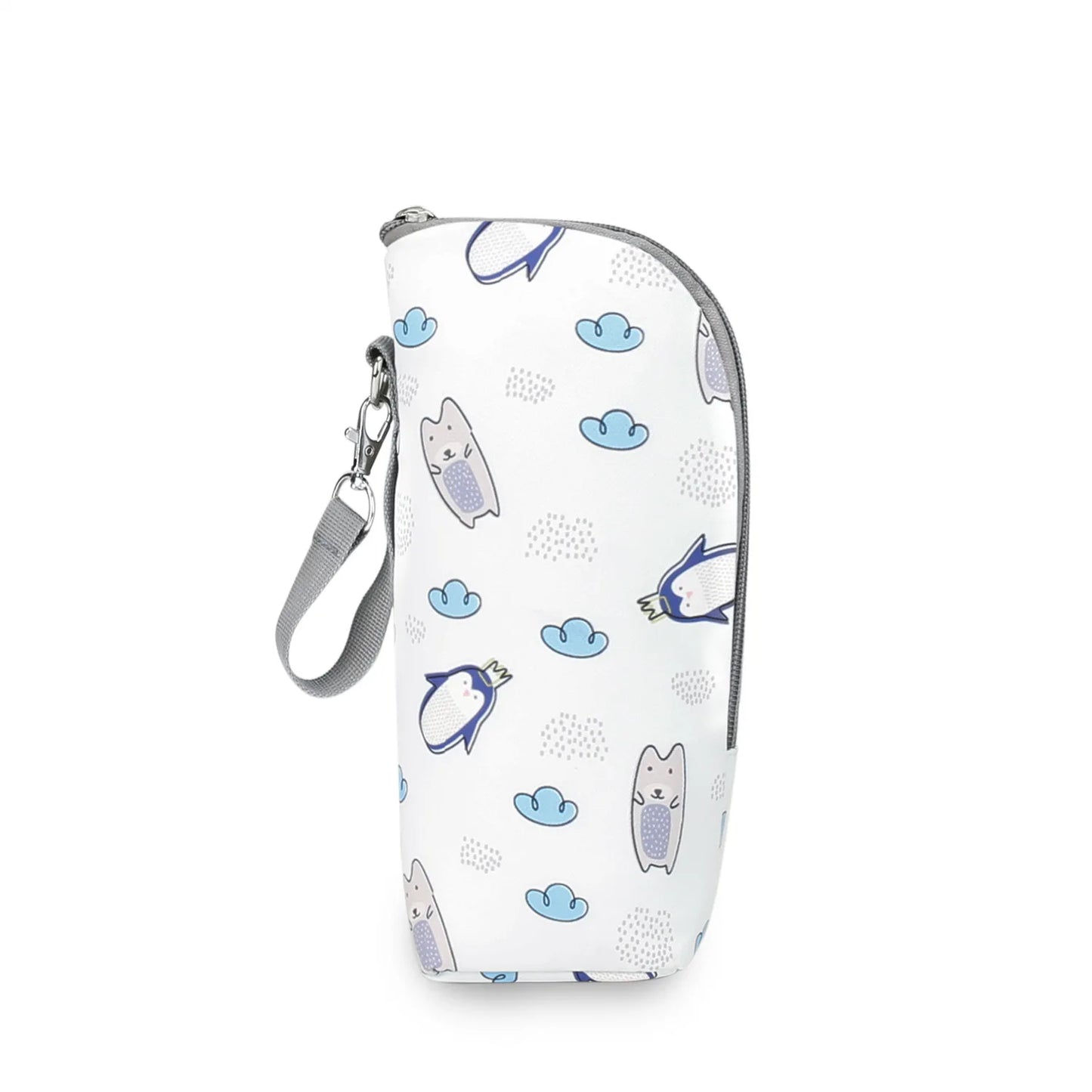 Baby Bottle Bag Portable Mother Feeding Bottle Warmer Baby Feeding Aluminum Foil Insulation Outing Stroller Hanging Bag
