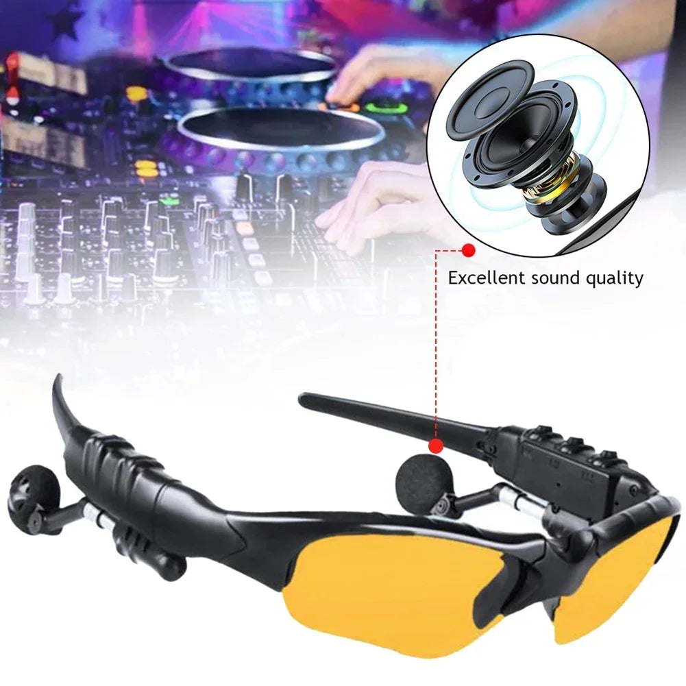 Smart Glasses Bluetooth 5.0 Outdoor Sports Cycling Surround Sound Headphones, Listen To Music Call Polarized Riding Sunglasses