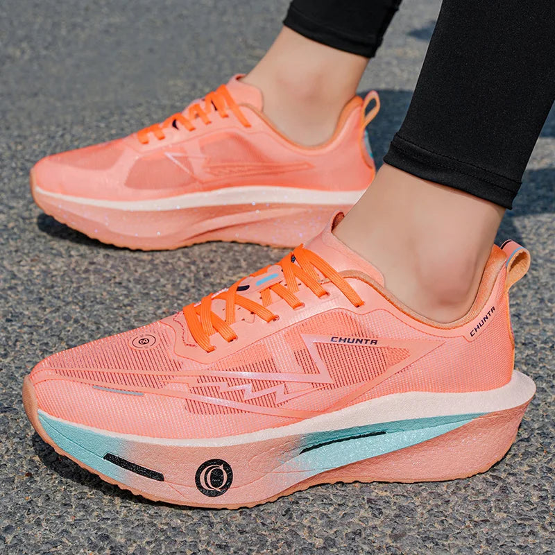 Men's Fashionable Casual and Comfortable Sports Running Shoes, Breathable Fabric Upper, Non-Slip and Wear-Resistant Cushioning Soles, Round-Toe Lace-Up Casual Running Shoes, Suitable for All Seasons
