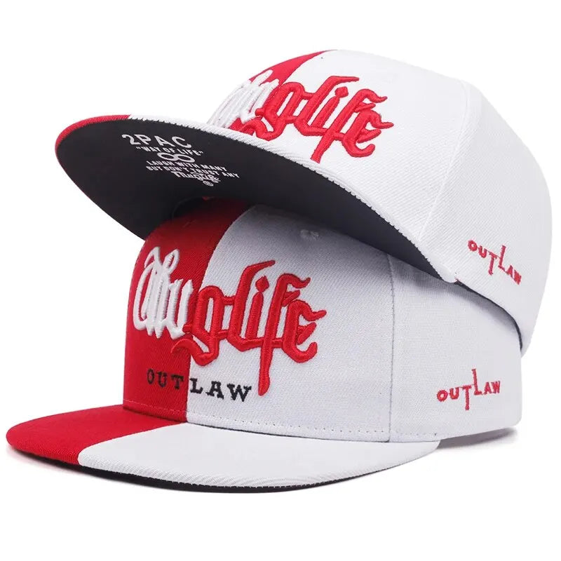 1 Pcs, Fashion Fastball CAP, Thuglife Embroidery Hiphop Baseball Cap, Snapback Hat, Adult Outdoor Casual Sun, Casual Bone Adjustable