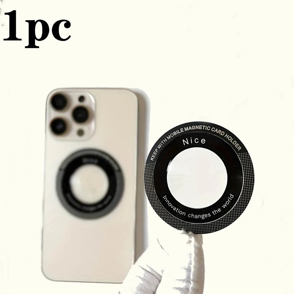 Upgraded 360° Vacuum Magnetic Phone Holder, Magnetic Car Phone Mount, Hands-Free Suction Cup Phone Holder for Car/ Gym/ Mirror