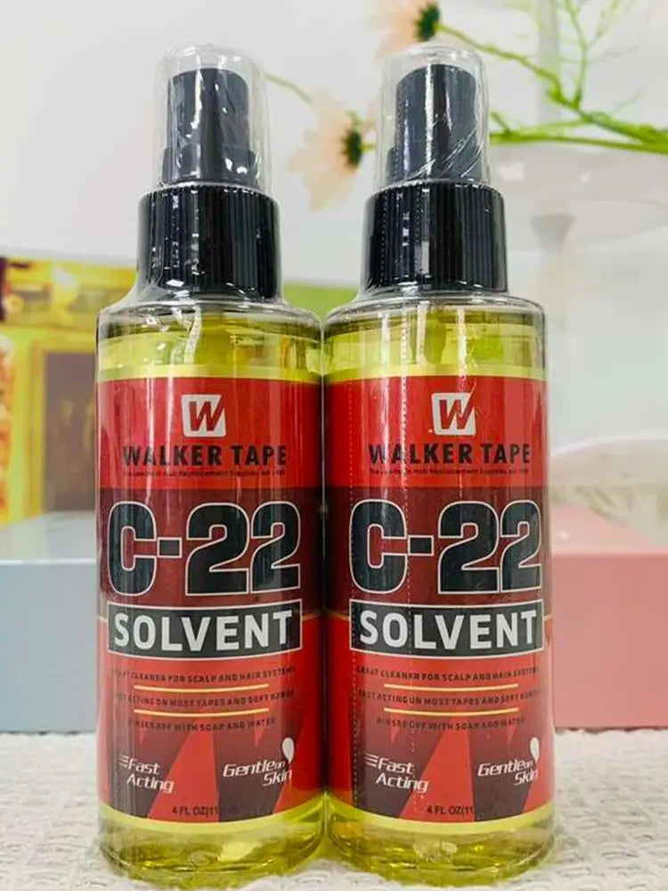 C-22/bottle Solvent Spray Remover for Lace Wigs Toupee, Adhesive Removers, Wig Glue Remover for Tape Hair Extensions