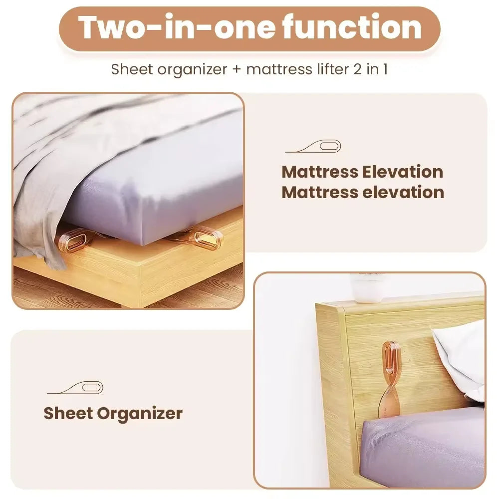 Sheet Changing Portable Tool, Mattress Lifter, Ergonomic Mattress Wedge Lifter, Bed Aid Domestic Mattress Lifting Aid