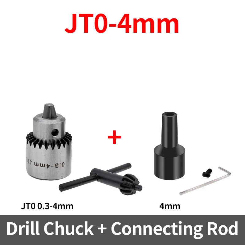 1PCS JT0 B10 B12 0.6-6mm 0.3-4mm 1.5-10mm Drill Chuck Adaptor Connecting Rod Shaft Sleeve Steel Copper Coupling 4/5/6/8/10/12mm