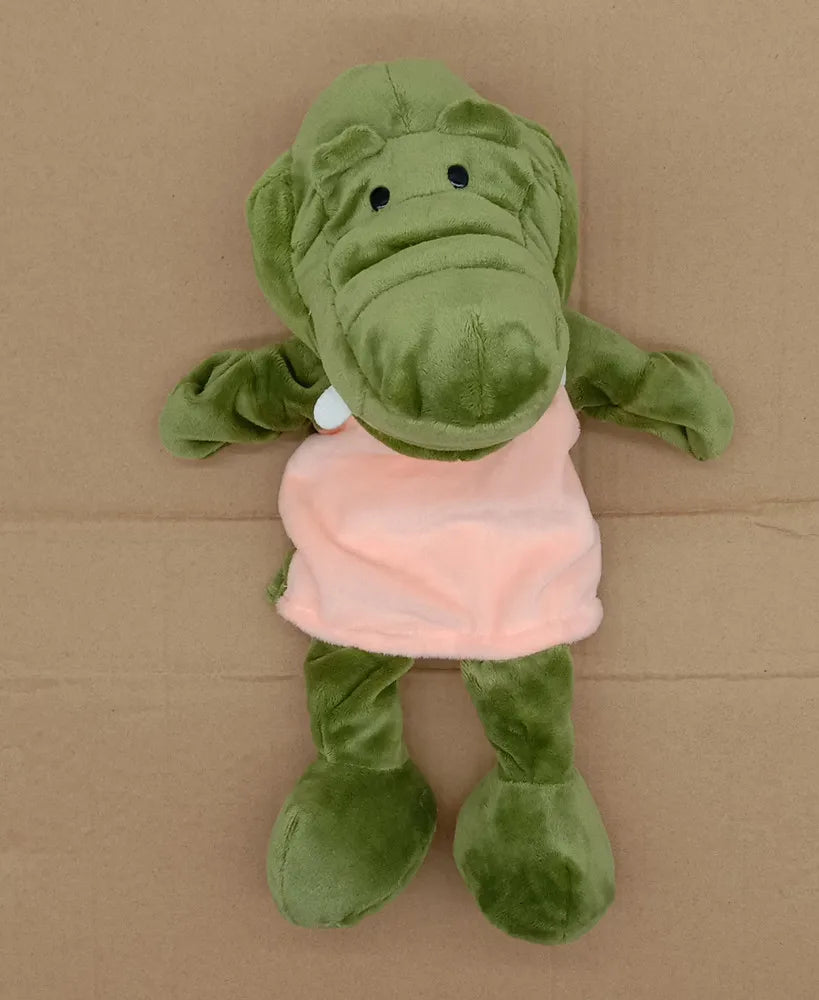 Cartoon Animal Hand Puppet Parent-child Game Doll, 35cm, Stuffed Gaming Doll, Lion Elephant Pig Appease Toys, Birthday Gifts For Children