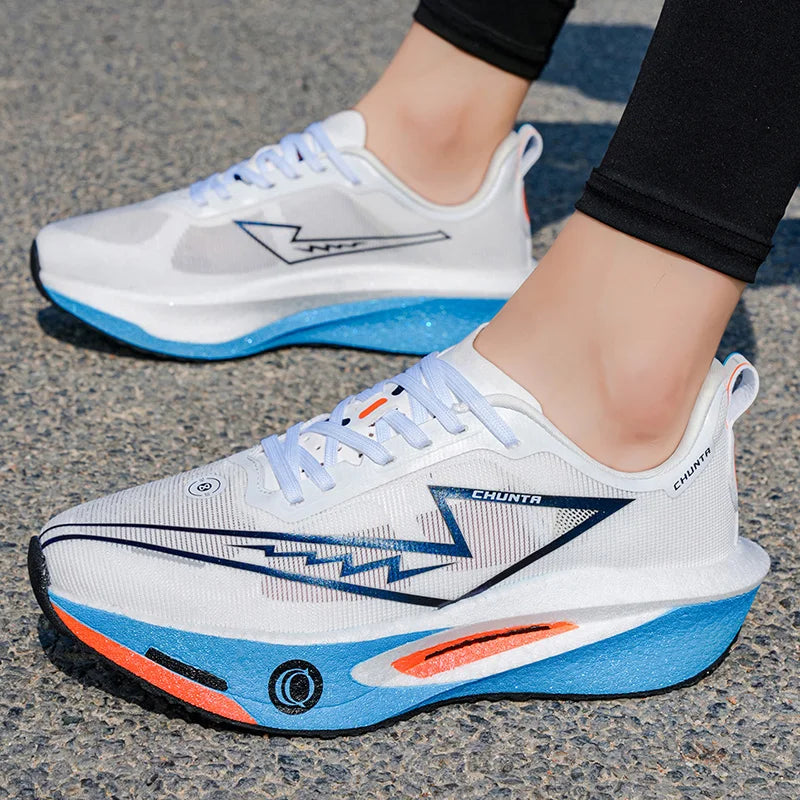 Men's Fashionable Casual and Comfortable Sports Running Shoes, Breathable Fabric Upper, Non-Slip and Wear-Resistant Cushioning Soles, Round-Toe Lace-Up Casual Running Shoes, Suitable for All Seasons