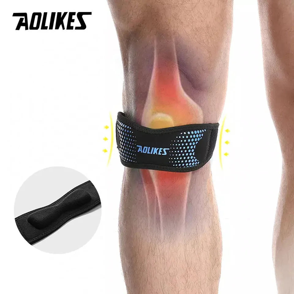 1Pcs, Patella Tendon Knee Straps, Knee Brace Knee Support Patellar Stabilizer for Running Hiking Tennis Jumping Arthritis, AOLIKES
