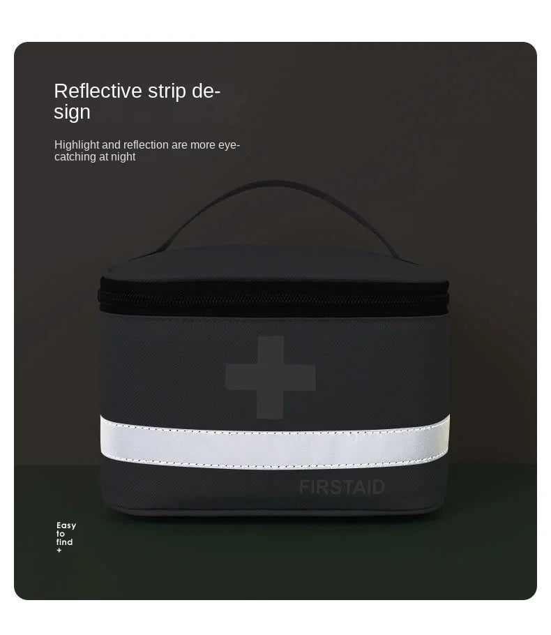 Portable First Aid Kit, Medicine Storage Bag, Outdoor Rescue Bag, Household Children's Large Capacity Medical Kit, Storage Organize