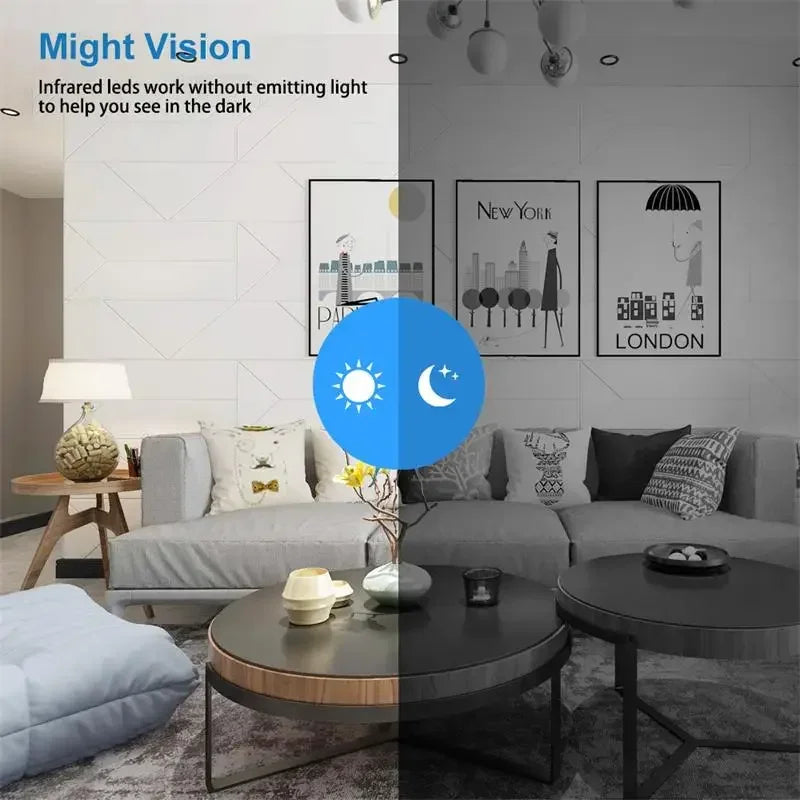 Nanny Camera, HD Security Wireless Video Motion Detection Ultra-small Night Vision Baby Nanny Camera, Smart Home Cam