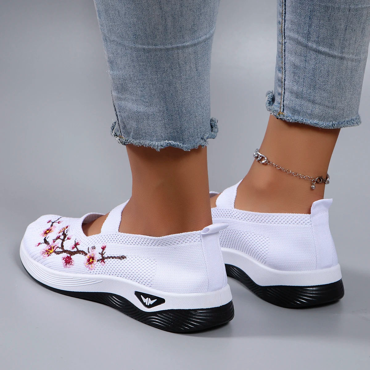 Women's summer breathable mesh flat shoes, women's shoes, casual sports shoes, clearance free shipping
