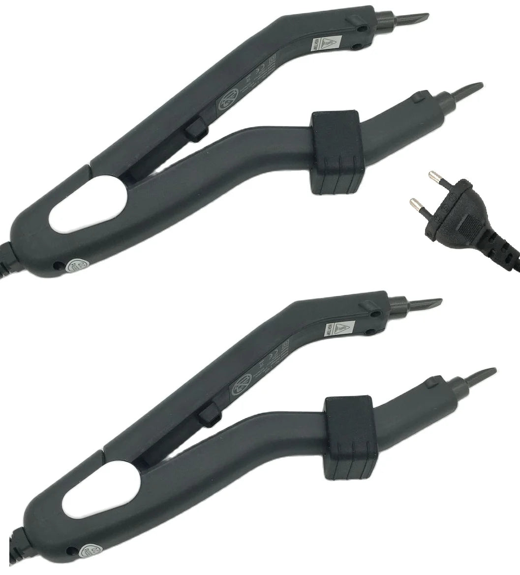 Black Heat Hair Connector KIT 220 grados L-601 Plancha de calor con temperatura controlable, plancha caliente rápida