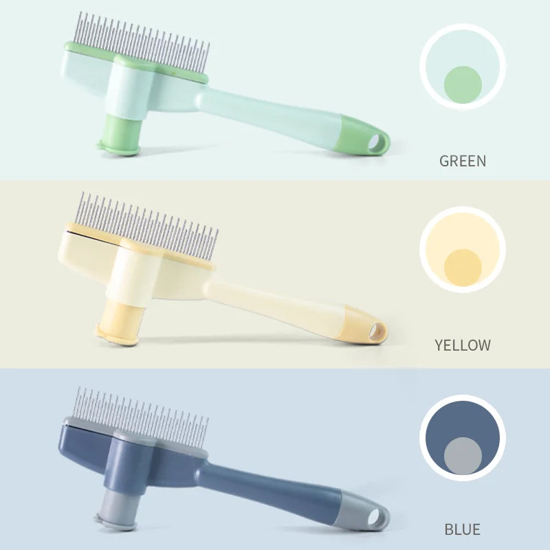 Cat Grooming Massage Brush, Pet Comb, Professional Open Knot Pet Hair Removal Brush, Durable kitten comb, Pet Accessories