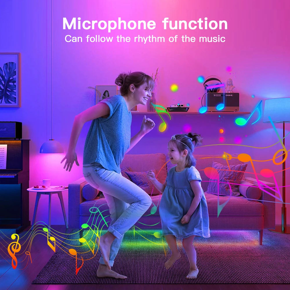 WLED LED Controller, ESP32, Mic Music UART RGB IC Digital Lights Addressable String Lighting, GLEDOPTO