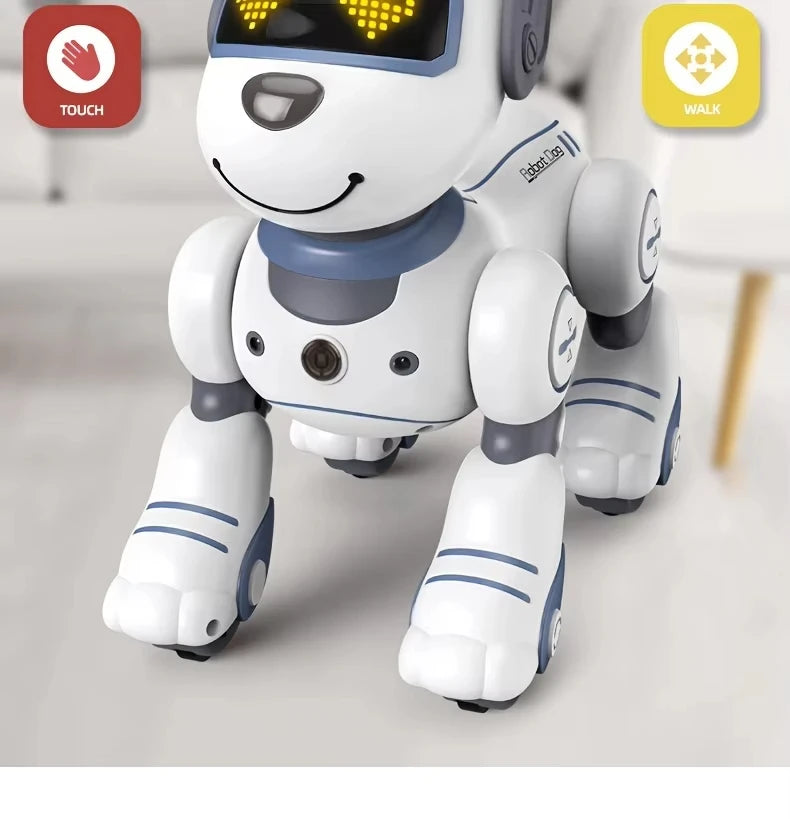 Intelligent Robot Dog, Remote Control Electronic Sing Dance Follow, Smart Interactive Stunt Music Toy, Programmable Puppy, Kid Gift