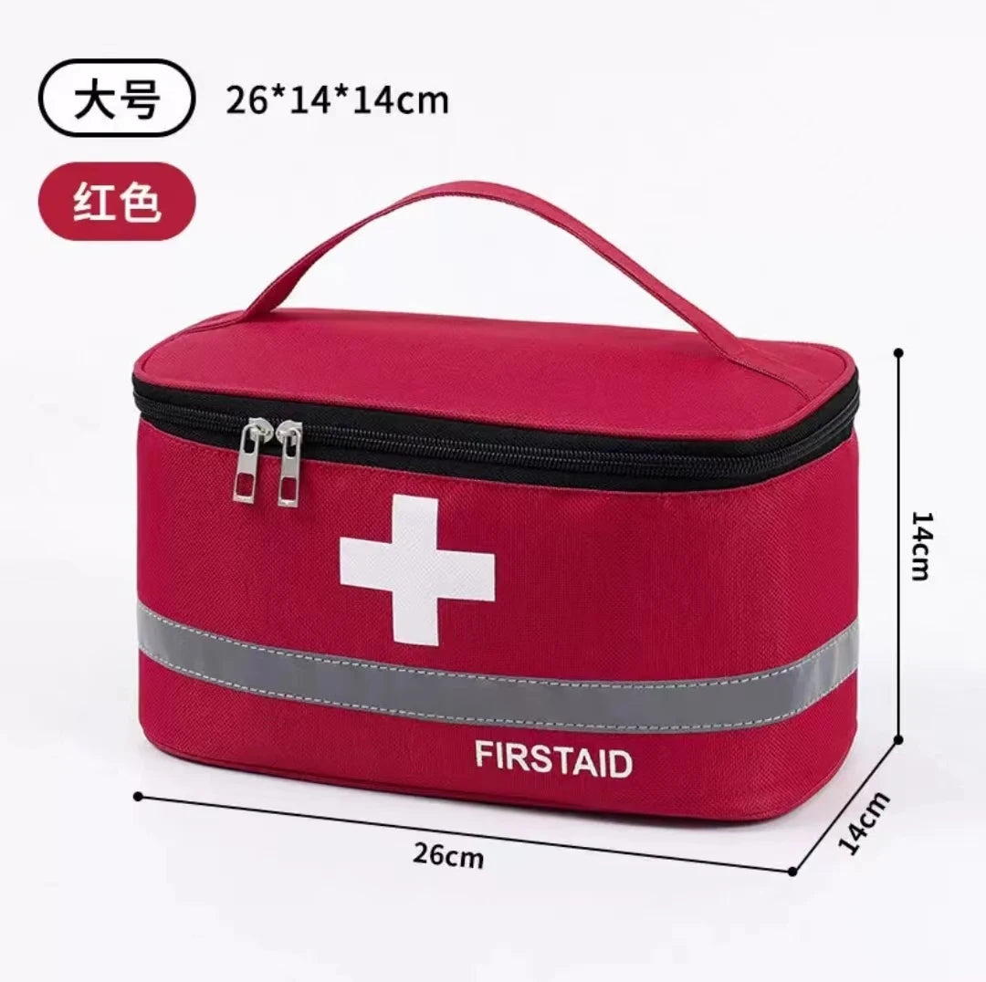 Portable First Aid Kit, Medicine Storage Bag, Outdoor Rescue Bag, Household Children's Large Capacity Medical Kit, Storage Organize