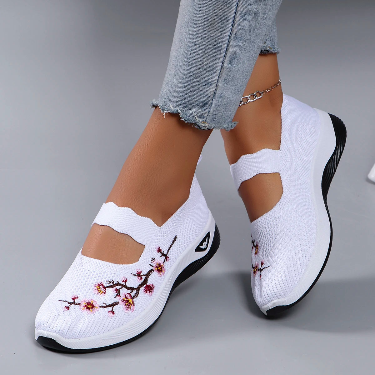 Women's summer breathable mesh flat shoes, women's shoes, casual sports shoes, clearance free shipping