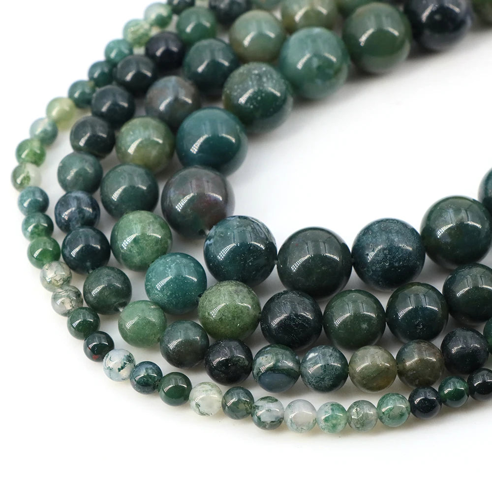 Natural Stone Beads Blue Tiger Eye Crystal Amethyst Rose Quartz Gemstone Bead for Jewelry Making Bracelet Necklace 4/6/8/10MM