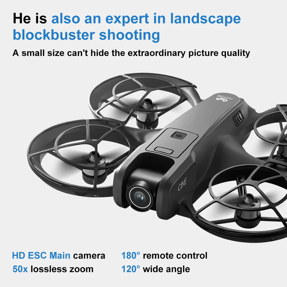 Mini Drone, Camera Drone 4K Professional Aerial 8k Dual Camera Intelligent obstacle avoidance  Brushless Quadcopter, Kid RC Toy