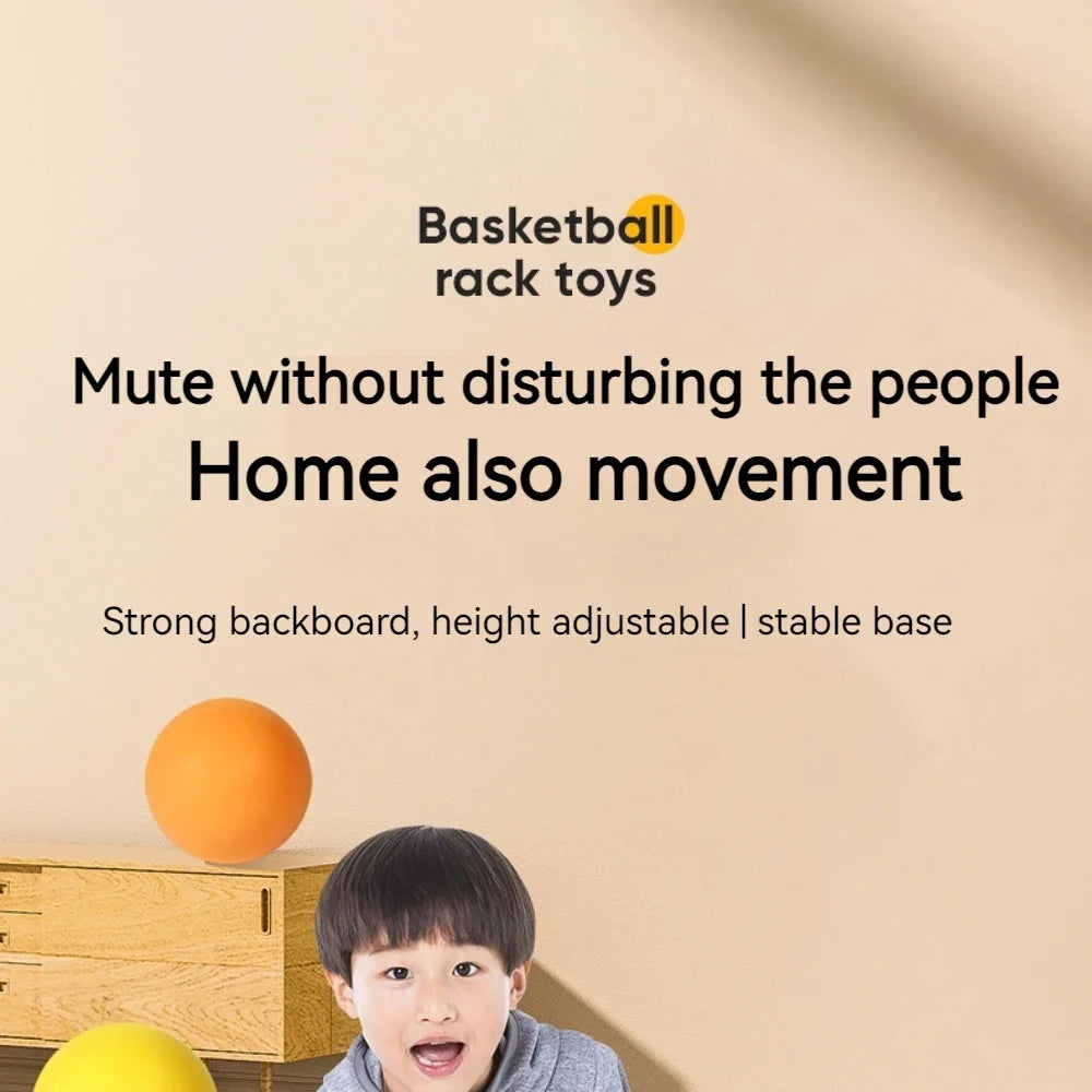 Foam Basketball, Kids Silent Basketball, Bouncing Mute Silent Ball, Bounce Squeezable Mute Bouncing Basketball