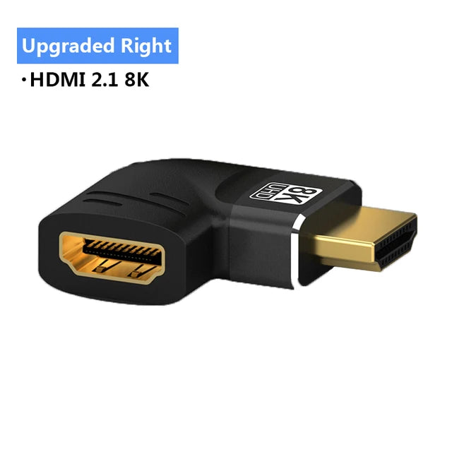HDMI-Compatible Adapter, Mini/Micro HDMI To HDMI Adapter, 8K 60Hz 4K 120Hz/144Hz Male To Female Converter For HDTV Laptop PS5