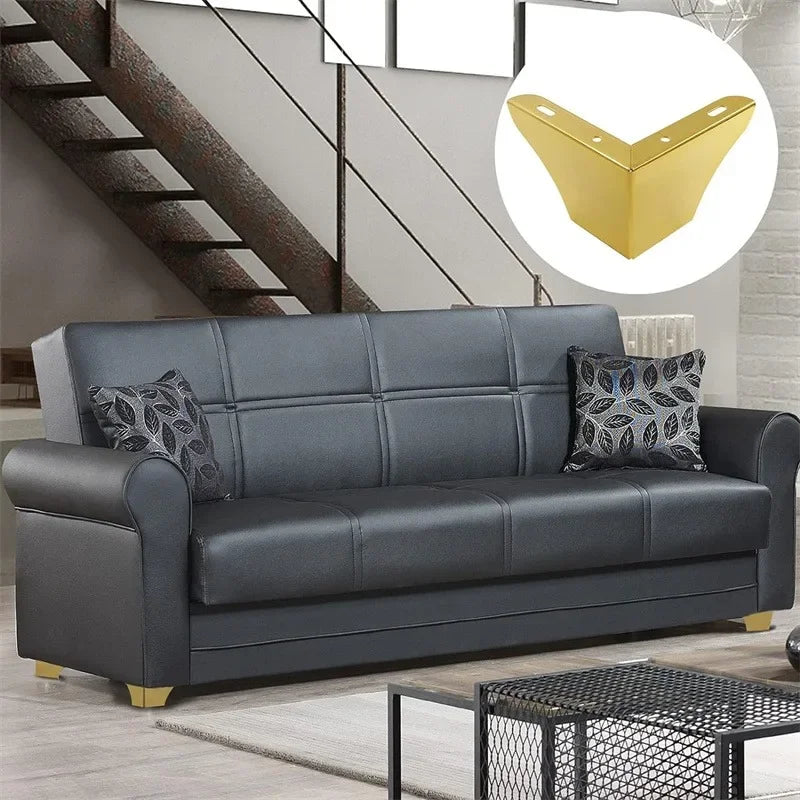 4Pcs, Pack Furniture Legs, Furniture Feet Metal, Sofa Legs Replacement, Coffee Table - Cupboard Cabinet - TV Stand Feet