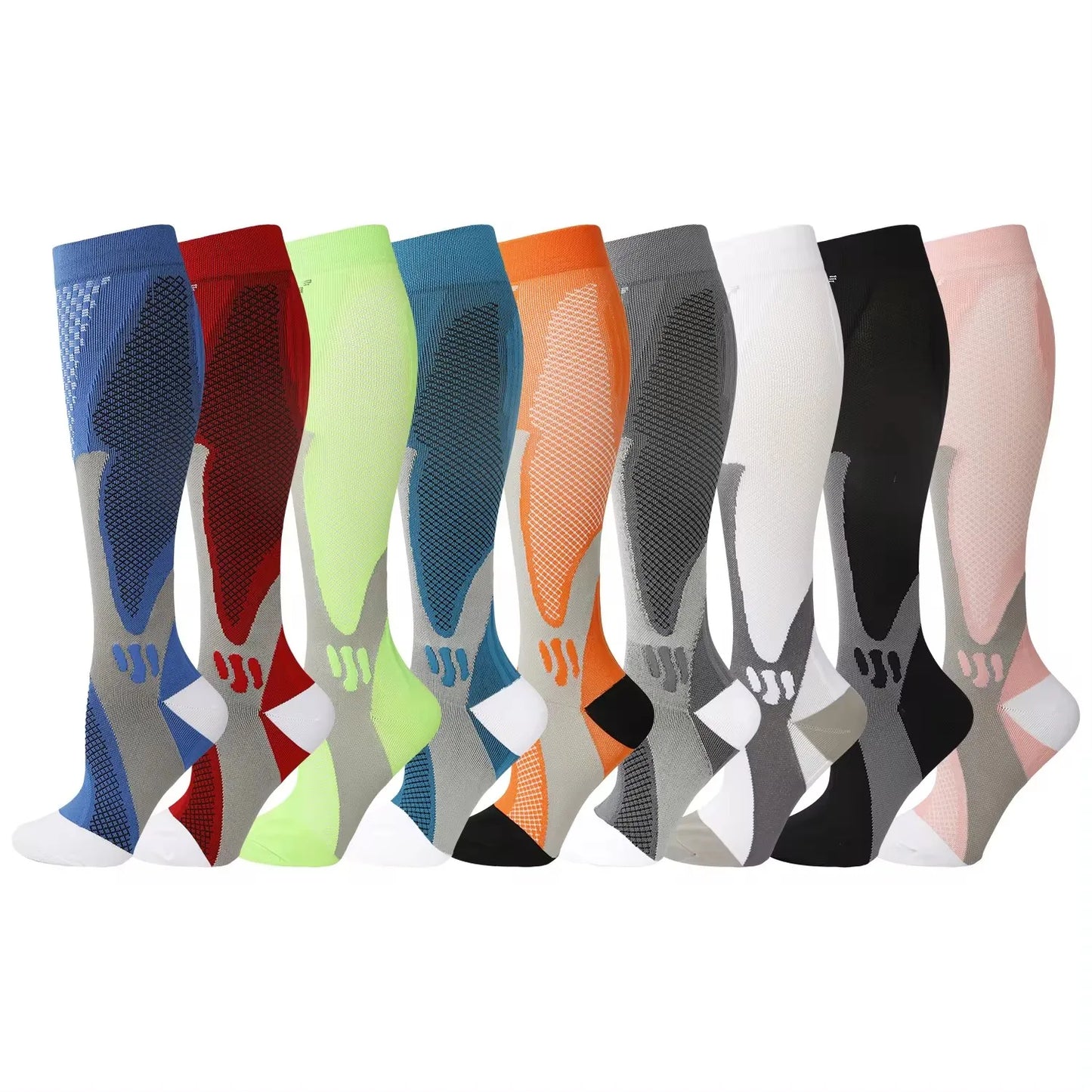 1Pair, Compression Socks, Sport Socks, Medical Nursing Stockings, Prevent Varicose Veins Socks, Pregnancy Nursing Athletic Soccer SOX